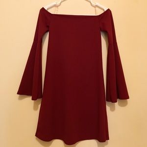 Off the shoulder dress